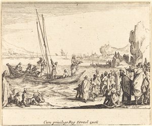 Fisher of Men, 1635. av Jacques Callot