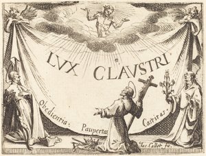 Frontispice för "The Light of the Cloister" av Jacques Callot