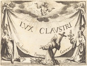 Frontispice för "The Light of the Cloister" av Jacques Callot