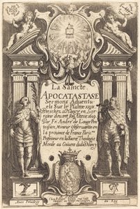 Frontispice av den heliga Apocatastasen av Jacques Callot