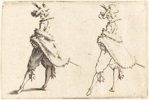 Gentleman sett från sidan av Jacques Callot