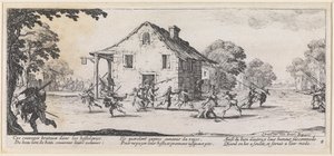 Kampen om ett hem av Jacques Callot