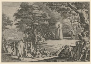 Sankt Amandus av Maastricht av Jacques Callot