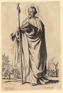 Den helige Paulus, blad 5 i serien ”Jesus, de tolv apostlarna och Maria” av Jacques Callot