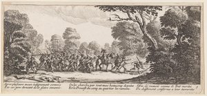 Förflyttningen av fångarna av Jacques Callot