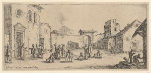 Sjukhus av Jacques Callot