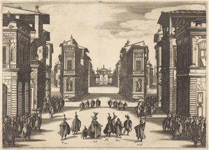Il Solimano, akt IV av Jacques Callot