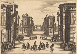 Il Solimano, akt IV av Jacques Callot