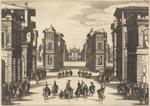 Il Solimano, akt IV av Jacques Callot