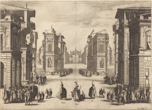 Il Solimano, akt I av Jacques Callot