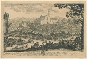 Marknaden i Impruneta [florentinsk version] av Jacques Callot