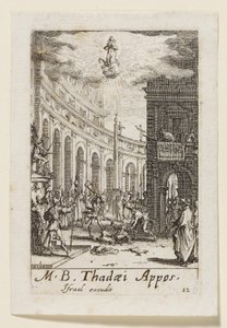 Judas aposteln (Thadaei Appos.) av Jacques Callot