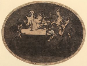 Kortspelare av Jacques Callot