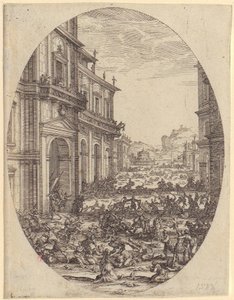 Liten hamn, blad 4 ur serien ”De fyra landskapen” av Jacques Callot