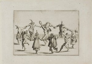 La Ronde (Runddansen), ur Caprices av Jacques Callot
