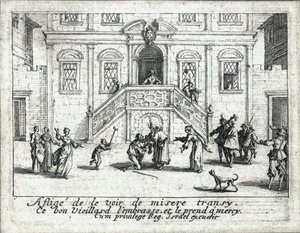 Den förlorade sonens liv ... (gravyr) av Jacques Callot