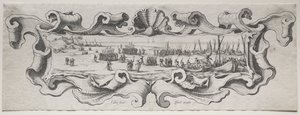 Truppernas landsättning av Jacques Callot
