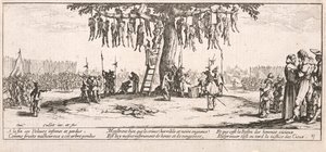 Hängningen (The Hanging) av Jacques Callot