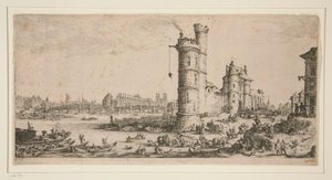 Pont Neuf, Paris av Jacques Callot