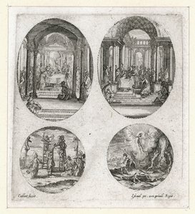 Passionens mirakel ... (gravyr) av Jacques Callot