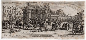 Krigets elände och olyckor ... (gravyr) av Jacques Callot