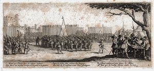 Krigets elände och olyckor ... (gravyr) av Jacques Callot