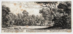 Krigets elände och olyckor ... (gravyr) av Jacques Callot