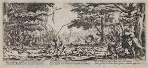 Krigets miseries and misfortunes (blad 17) av Jacques Callot
