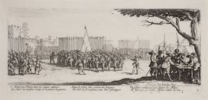 Krigets miseries and misfortunes (blad 2) av Jacques Callot