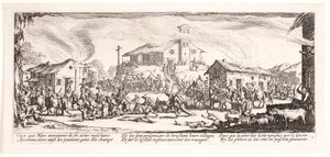 Krigets miseries and misfortunes (blad 7) av Jacques Callot