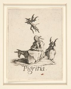 De sju dödssynderna: Sloth av Jacques Callot