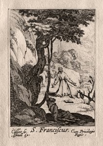 The Penitents: St. Francois av Jacques Callot
