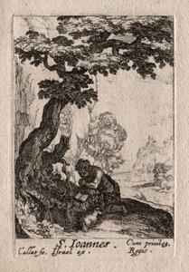 The Penitents: St. Jean Baptiste av Jacques Callot