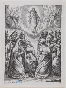 Vyer från Rom, Himmelsfärden av Jacques Callot