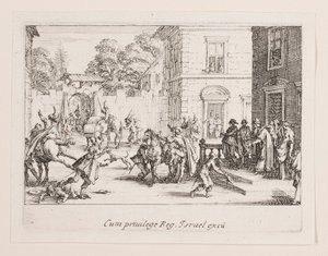 Les adieux (Farvälna), från serien La vie de l av Jacques Callot
