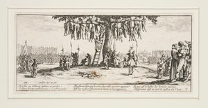 Krigets stora elände: N. 11 - Hängningen av Jacques Callot