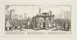 Krigets stora elände: N. 14 - Hjulet av Jacques Callot