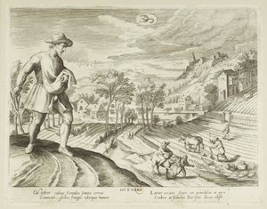 Månad. 10, oktober av Jacques Callot
