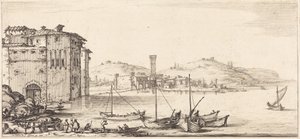 Lastning av varor av Jacques Callot