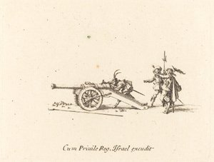 Laddar kanonen av Jacques Callot