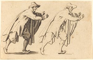Man som rör sig plötsligt av Jacques Callot