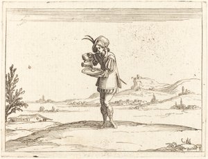 Man som tvättar en pärla. av Jacques Callot