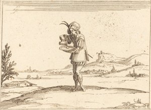 Man som tvättar en pärla av Jacques Callot