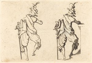 Man med svärd av Jacques Callot