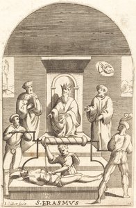 Sankt Erasmuss martyrskap, 16081611. av Jacques Callot
