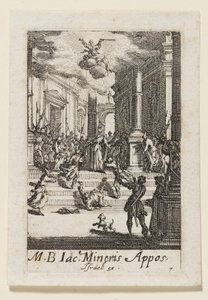 Aposteln Jakobs martyrium (Jac. Minoris Appos.) av Jacques Callot