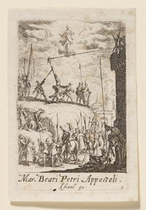 Aposteln Petrus martyrskap (Den salige aposteln Petrus martyrskap) av Jacques Callot