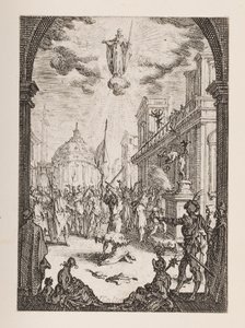 Martyrdom of St. Jacques, nr.3 från The Martyrdom of the Apostles av Jacques Callot