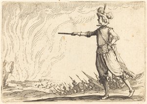 Militär befälhavare till fots, ca. 1622. av Jacques Callot