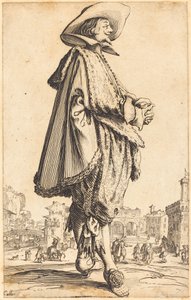 Adel man med vikta händer av Jacques Callot